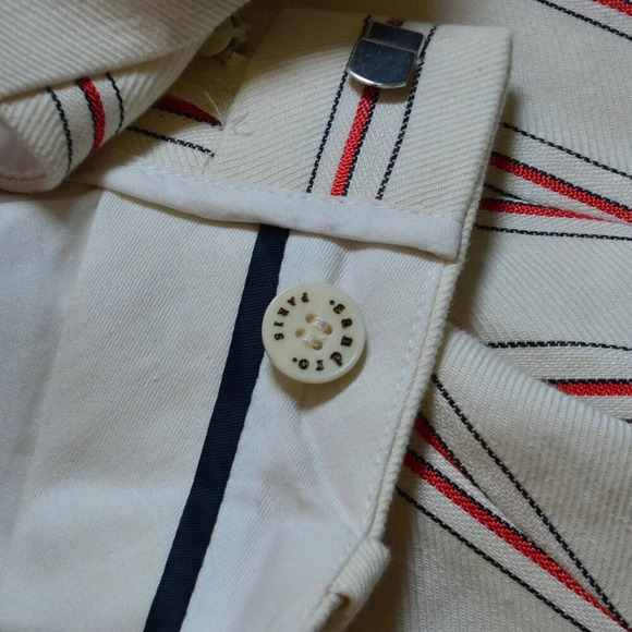 Sandro Ringo Cropped Striped Pants Size 36 US XS/S - Picture 8 of 12